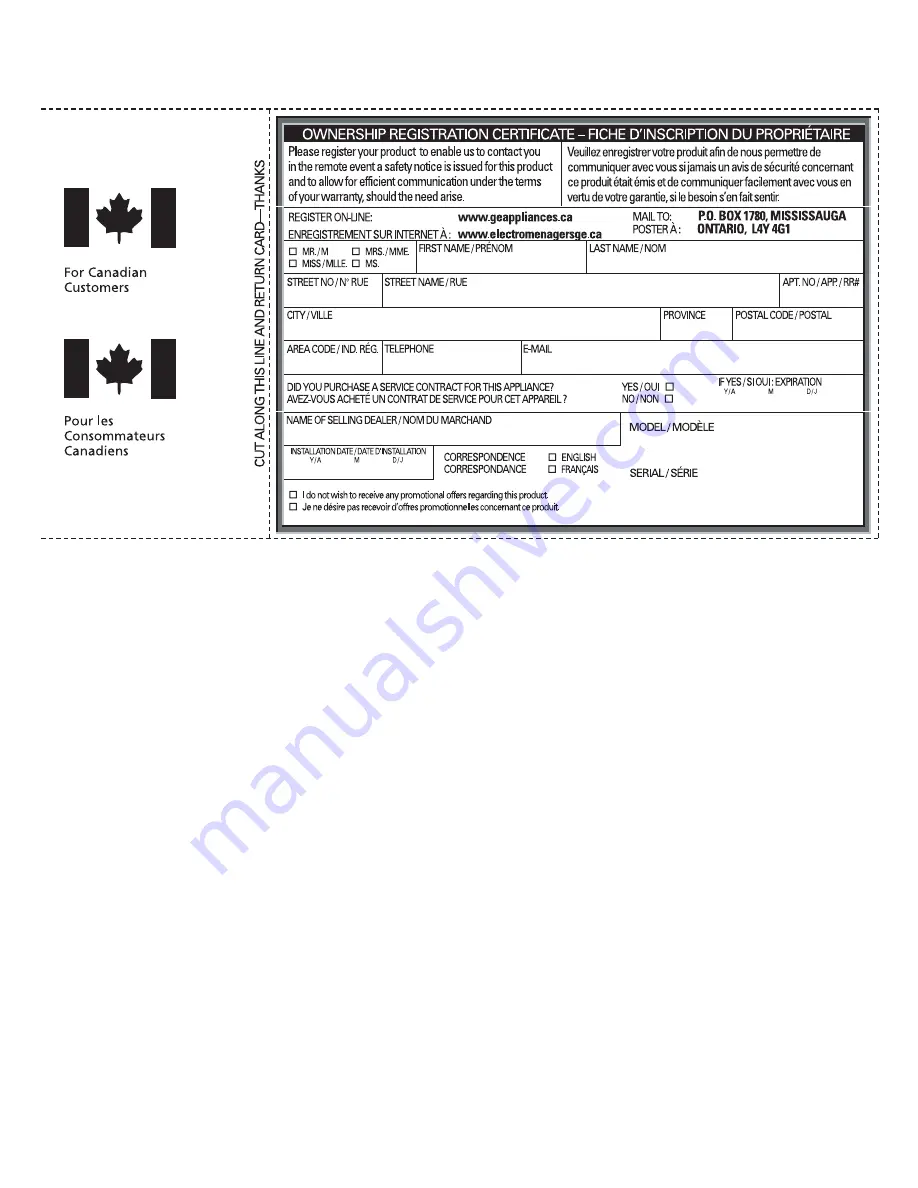 GE JCBS660 Owner'S Manual Download Page 39