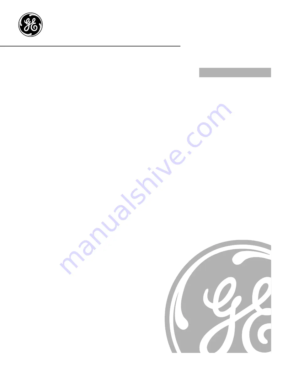 GE JCK915-27 Manual Download Page 1