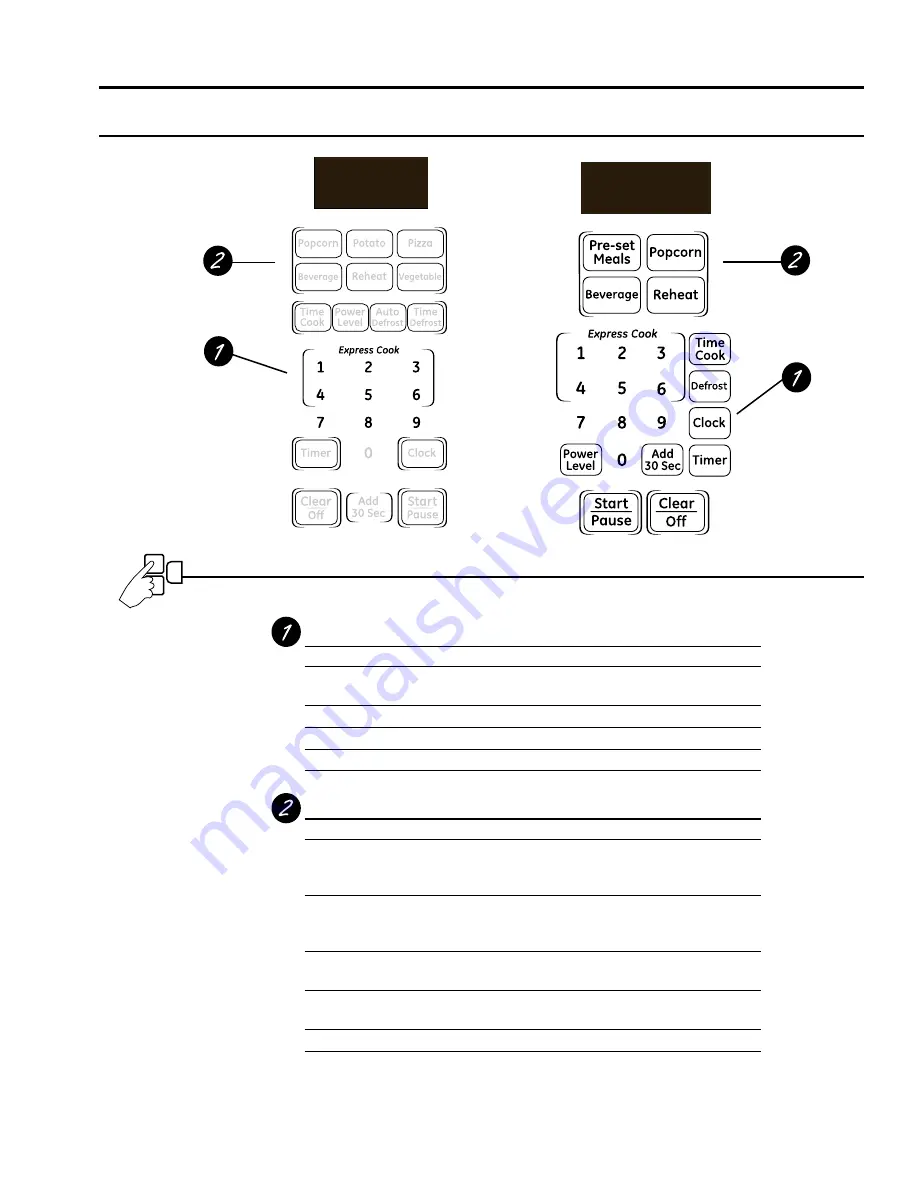 GE JE1140 Operating Instructions Manual Download Page 8