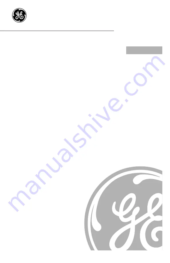 GE JES1136WL Owner'S Manual Download Page 1