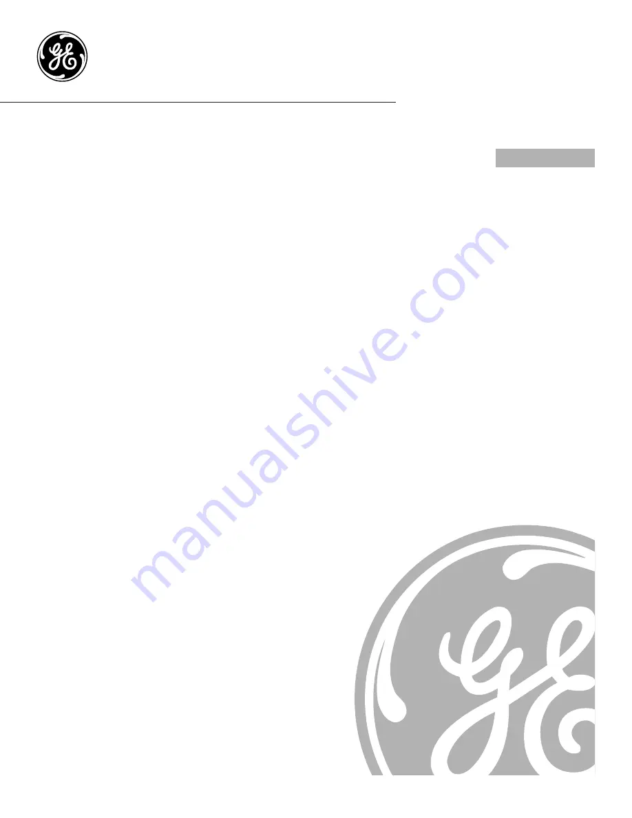 GE JGGN24 Owner'S Manual Download Page 1