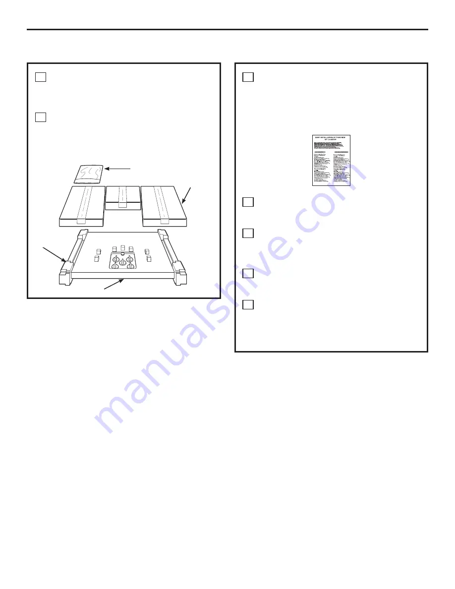 GE JGP970SEKSS Installation Instructions Manual Download Page 3