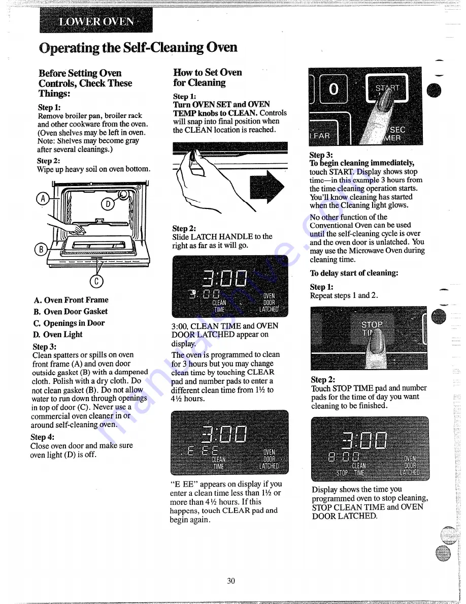 GE JHP62V Use And Care Manual Download Page 31