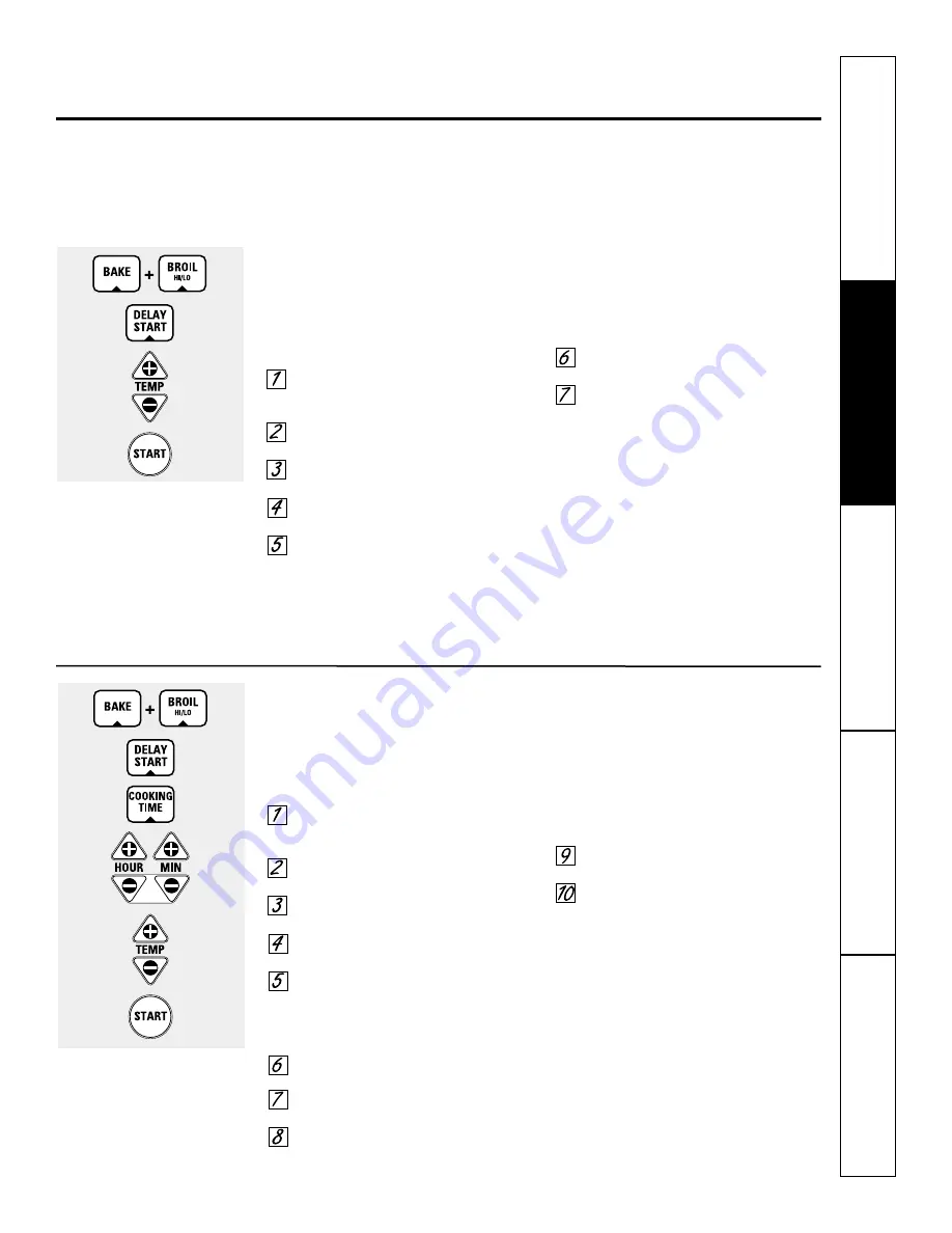 GE JKP20-27 Single Wall Oven Скачать руководство пользователя страница 9