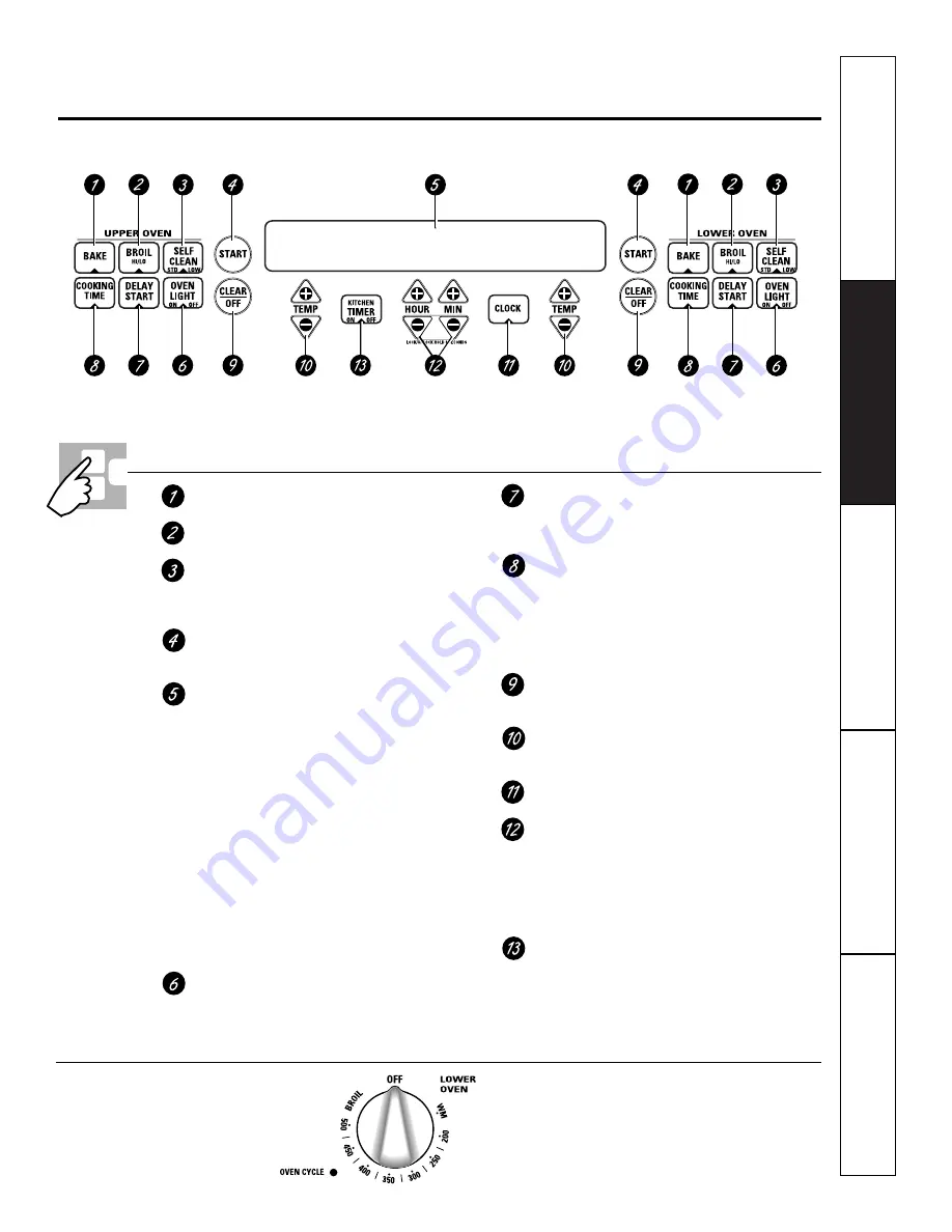 GE JKP25-27 Single Wall Oven Owner'S Manual Download Page 5