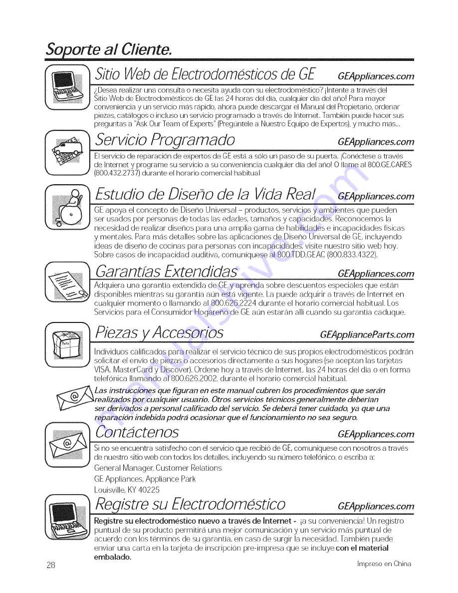 GE JNM3161DF1WW Owner'S Manual Download Page 56