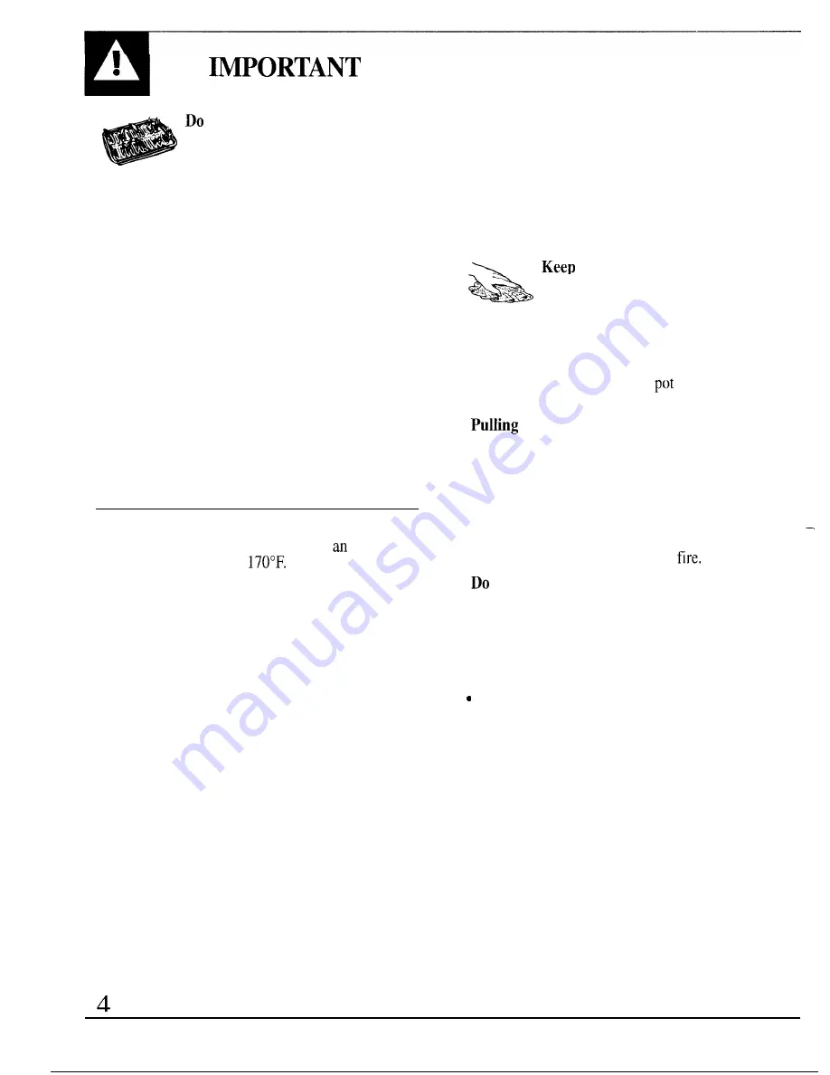 GE JRS04 Use And Care Manual Download Page 4