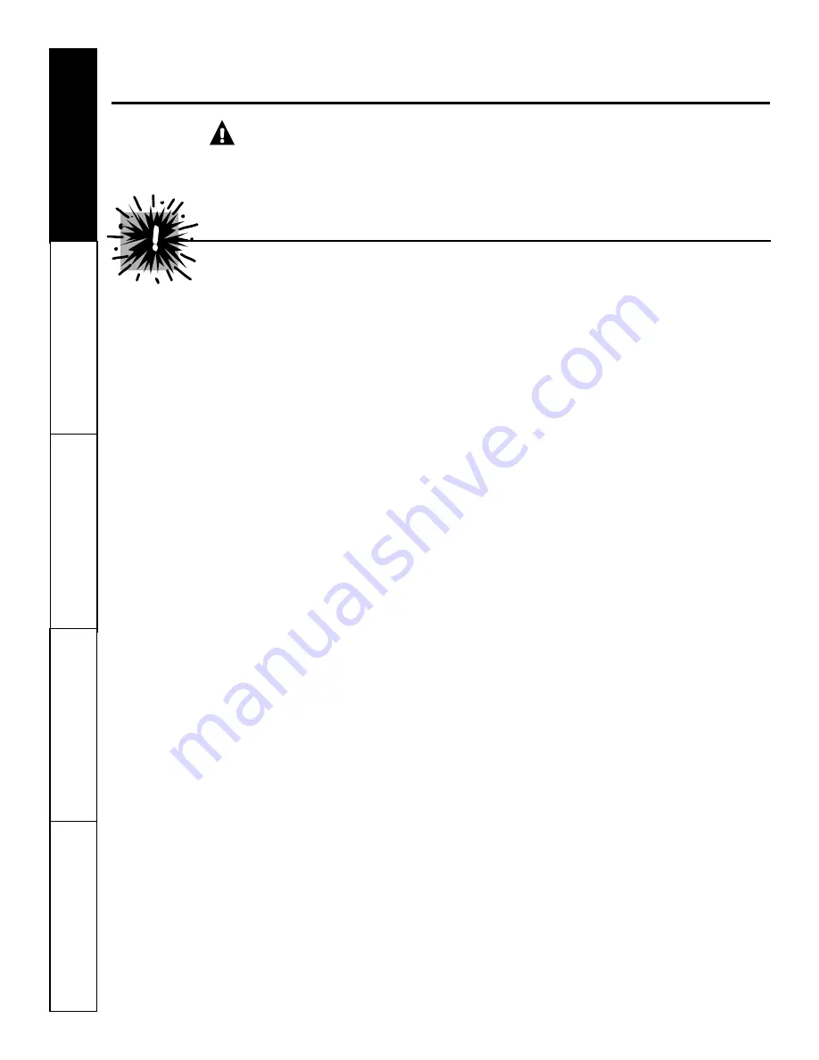 GE JRS0624 Owner'S Manual Download Page 2