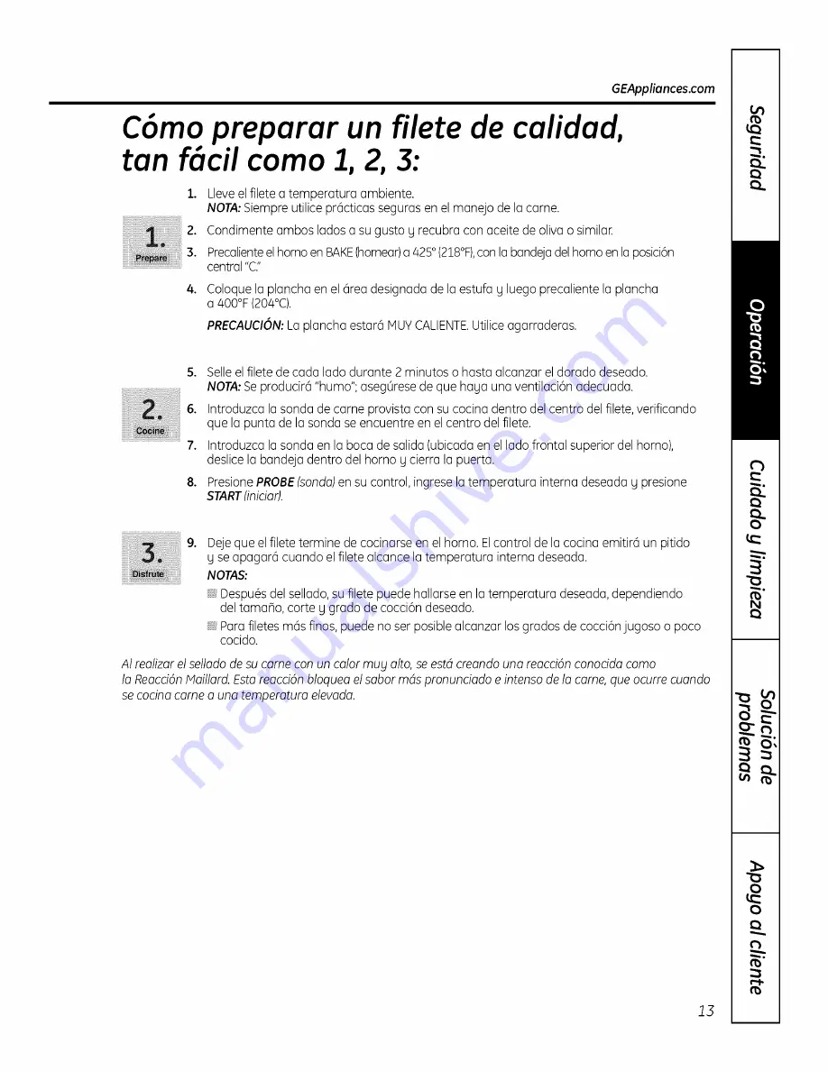 GE JSP46DP1BB Owner'S Manual Download Page 65