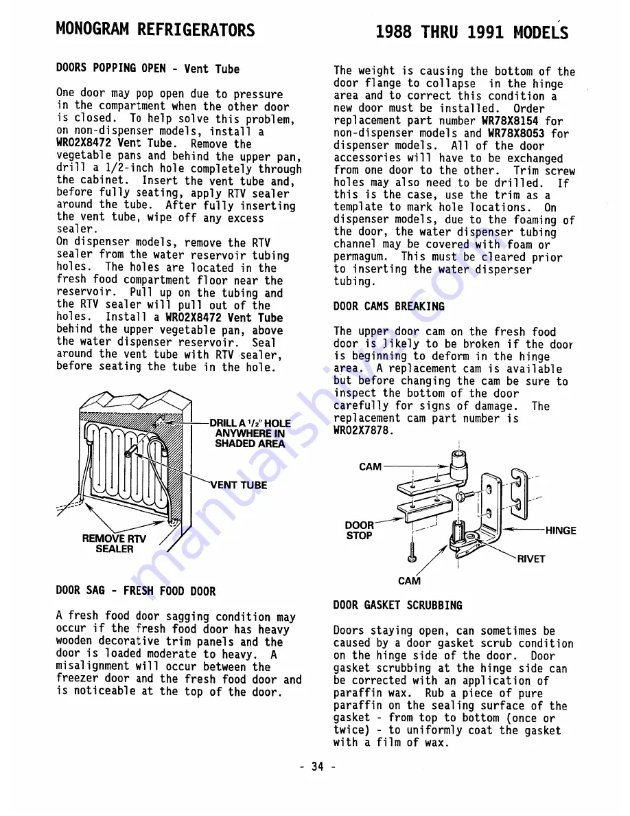 GE Monogram BCS42C Technician Manual Download Page 35