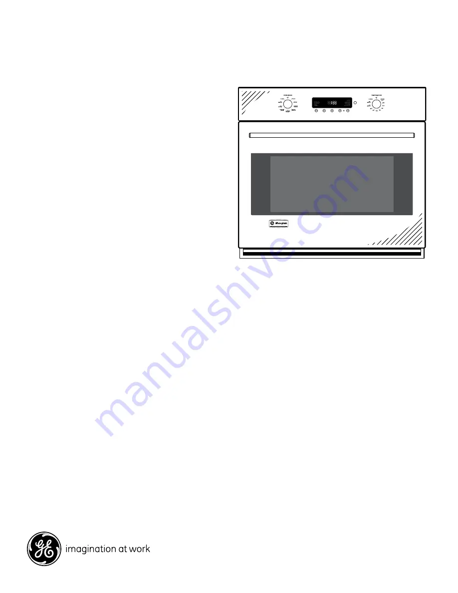 GE Monogram ZET1SMSS Dimensions And Installation Information Download Page 2