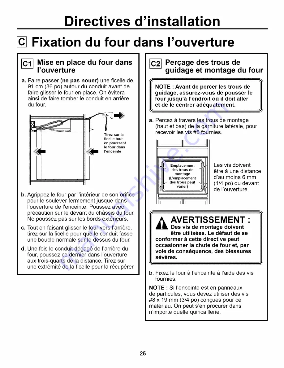 GE Monogram ZET2 Installation Instructions Manual Download Page 25