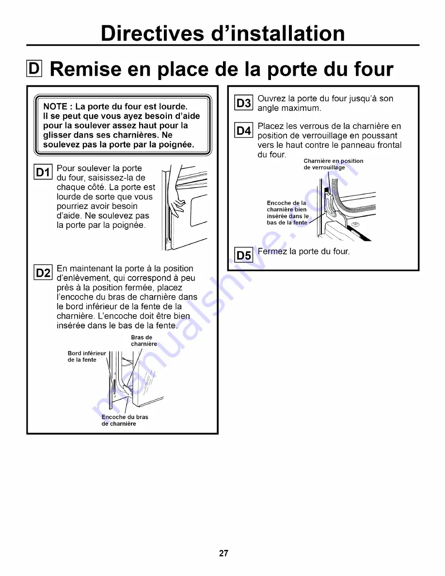 GE Monogram ZET2 Installation Instructions Manual Download Page 27