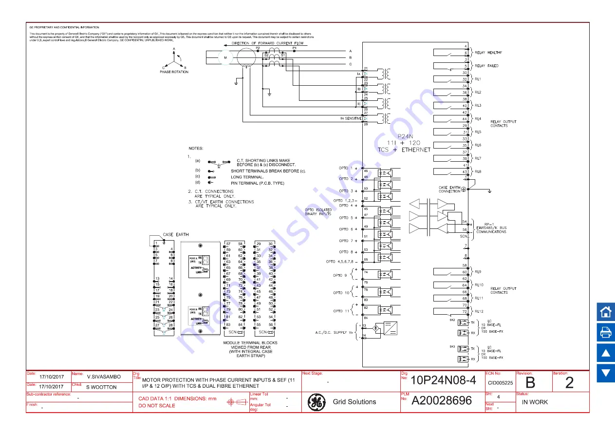 GE P24DM Technical Manual Download Page 571