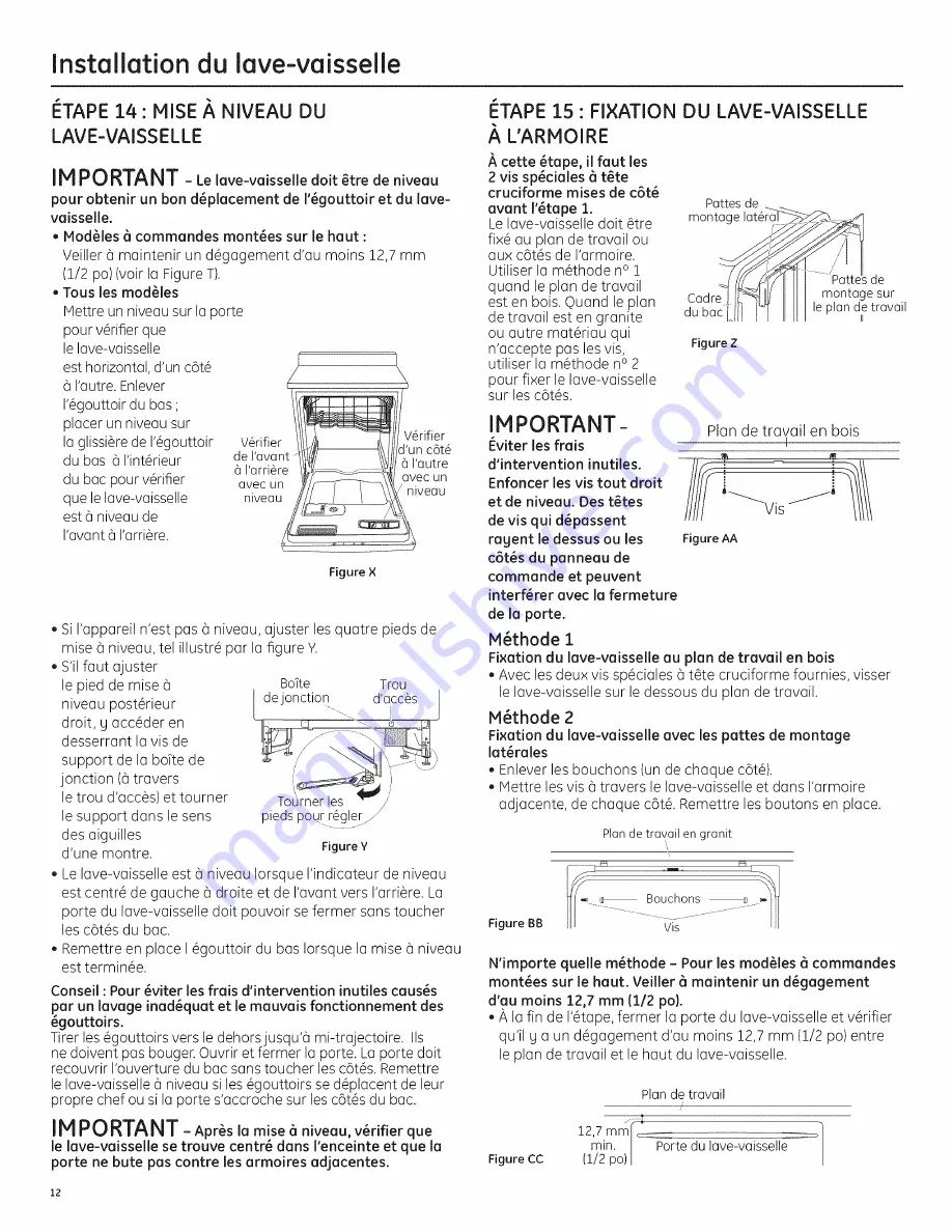 GE PDWT380R10SS Installation Instructions Manual Download Page 28