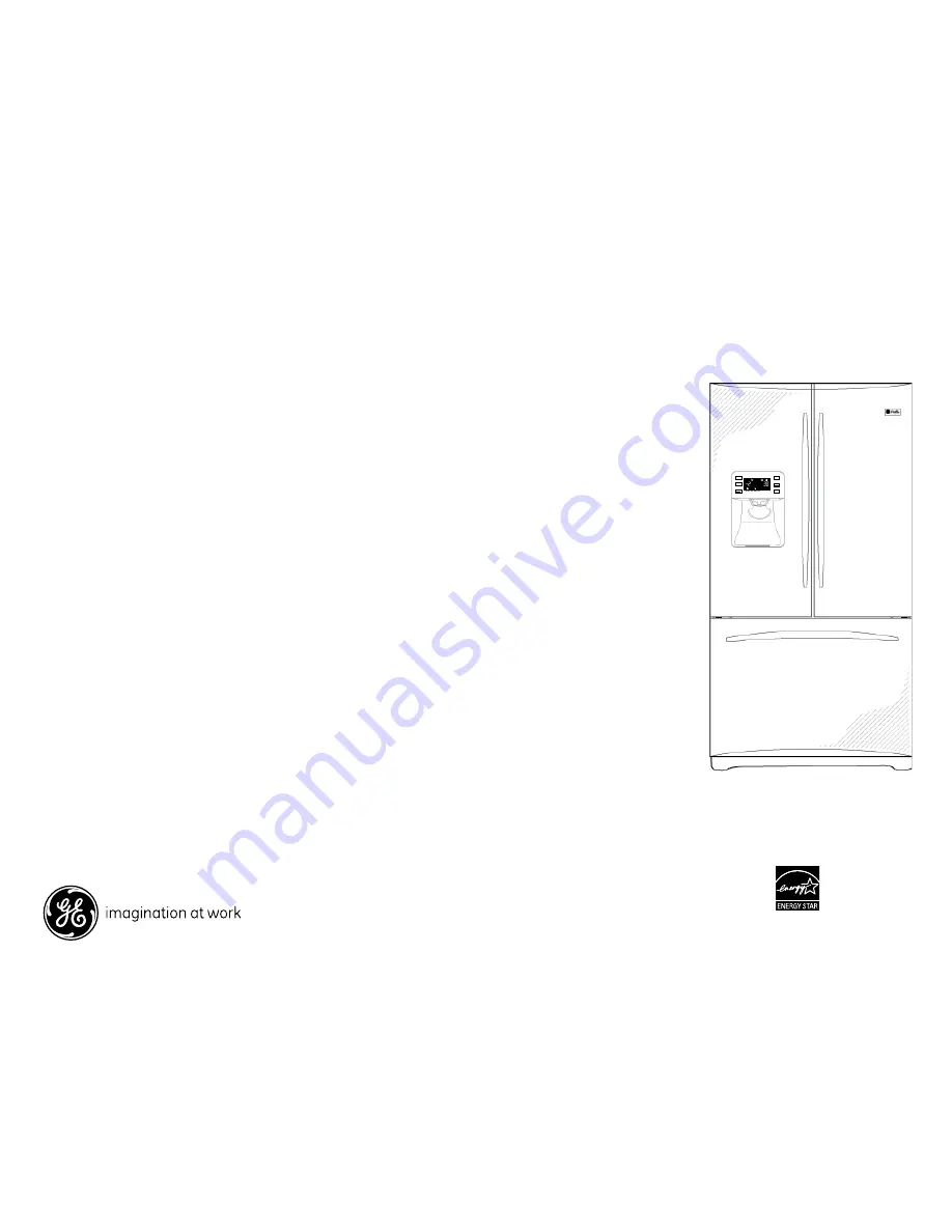 GE PFSS6PKX - Profile: 25.8 cu. Ft.... Dimensions And Installation Information Download Page 2