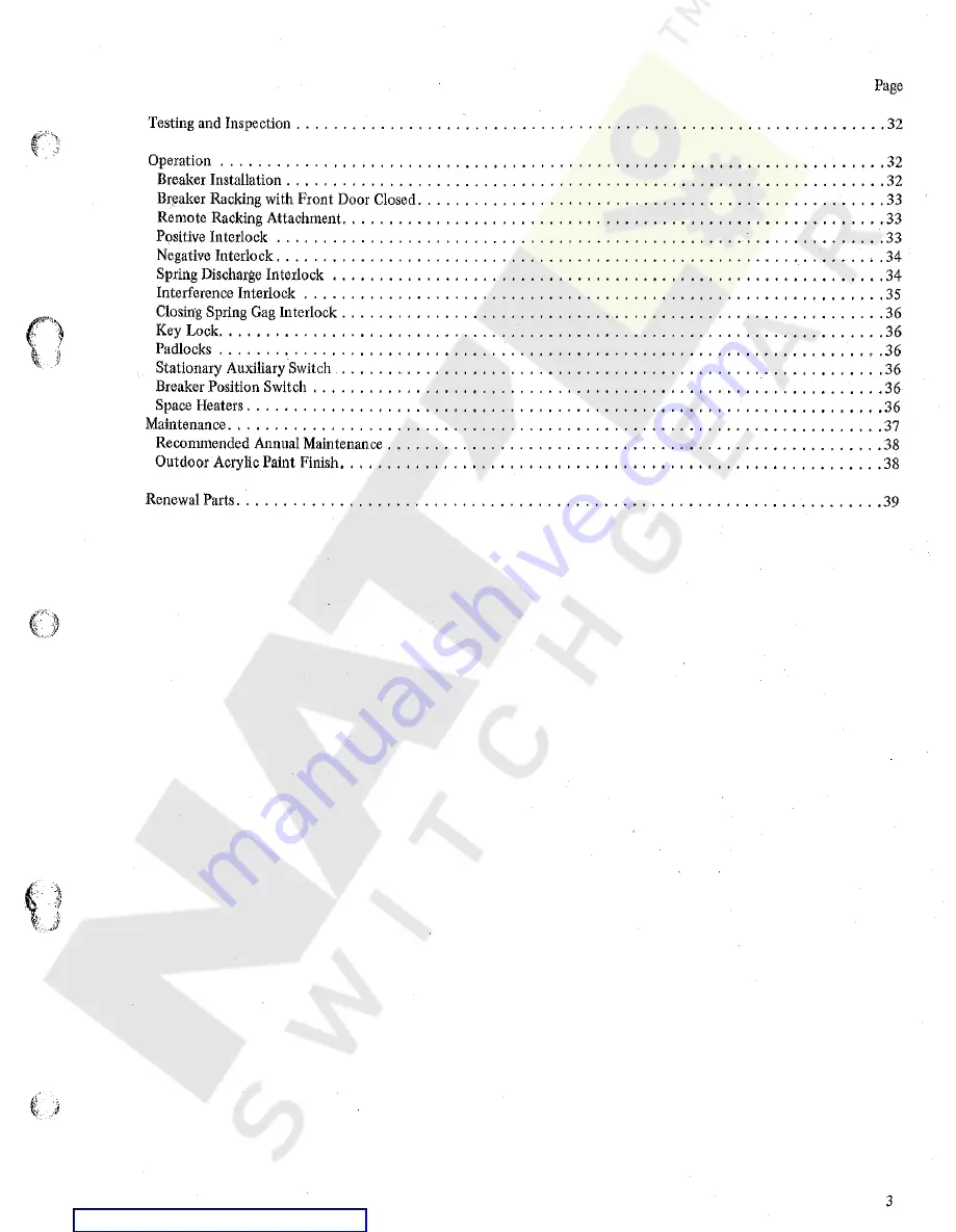 GE Power/Vac VM-4.16 Instructions And Recommended Parts For Maintenance Download Page 3