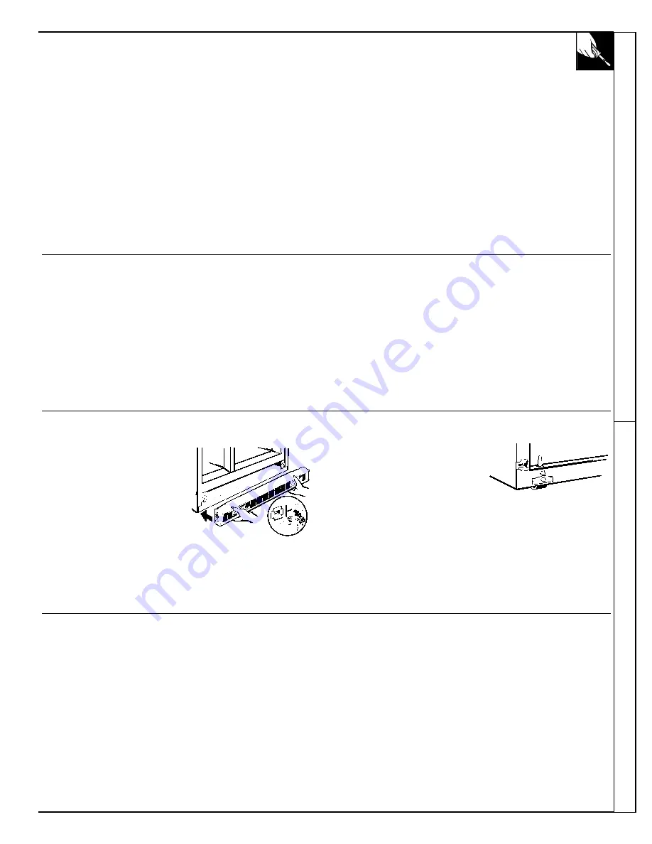 GE Profile 24 CustomStyle Use And Care & Installation Manual Download Page 35