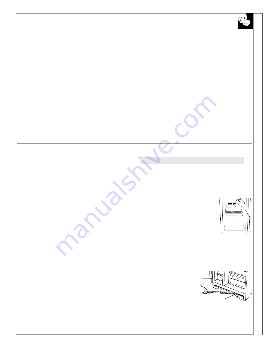 GE Profile 24 CustomStyle Use And Care & Installation Manual Download Page 55