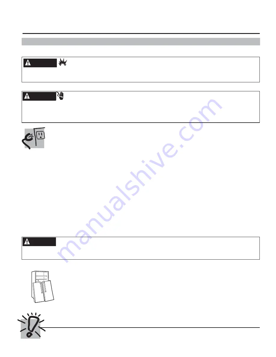 GE Profile 42 Owner'S Manual And Installation Instructions Download Page 3