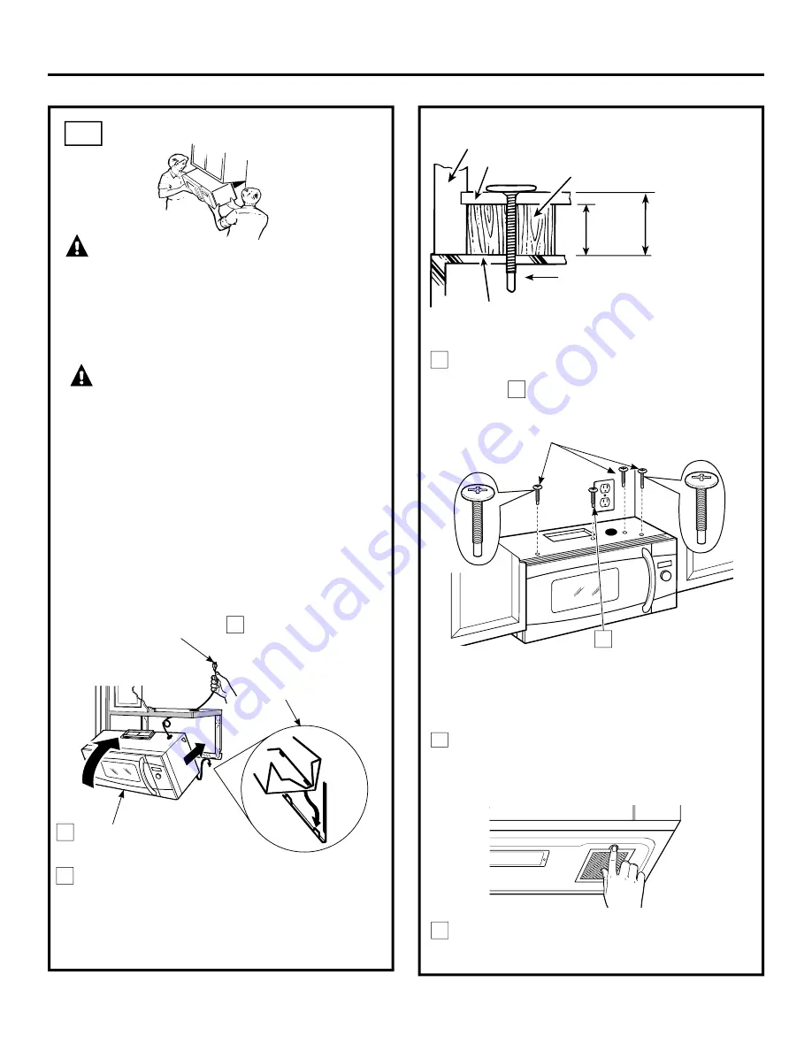 GE Profile Advantium PSA1201 Installation Instructions Manual Download Page 42