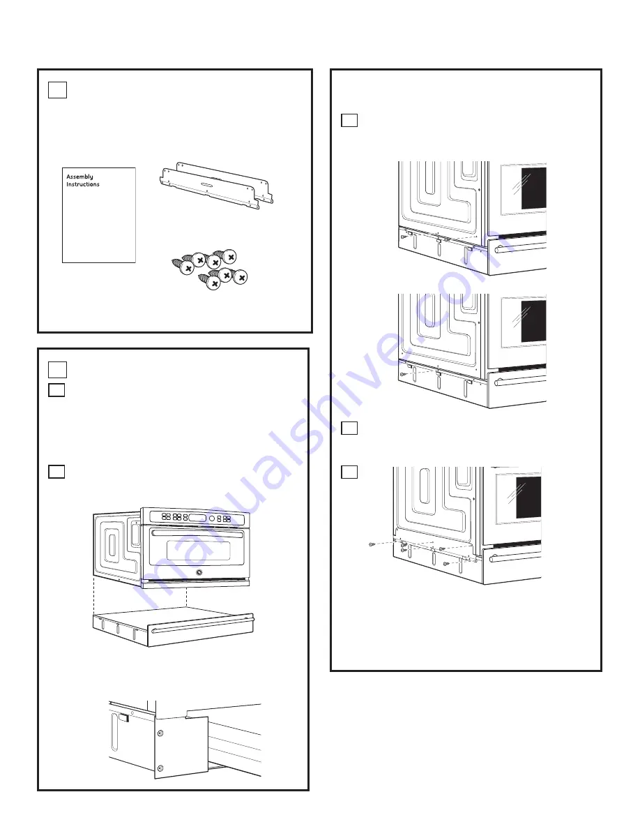 GE Profile Advantium PSB9240DFBB Installation Instructions Manual Download Page 14