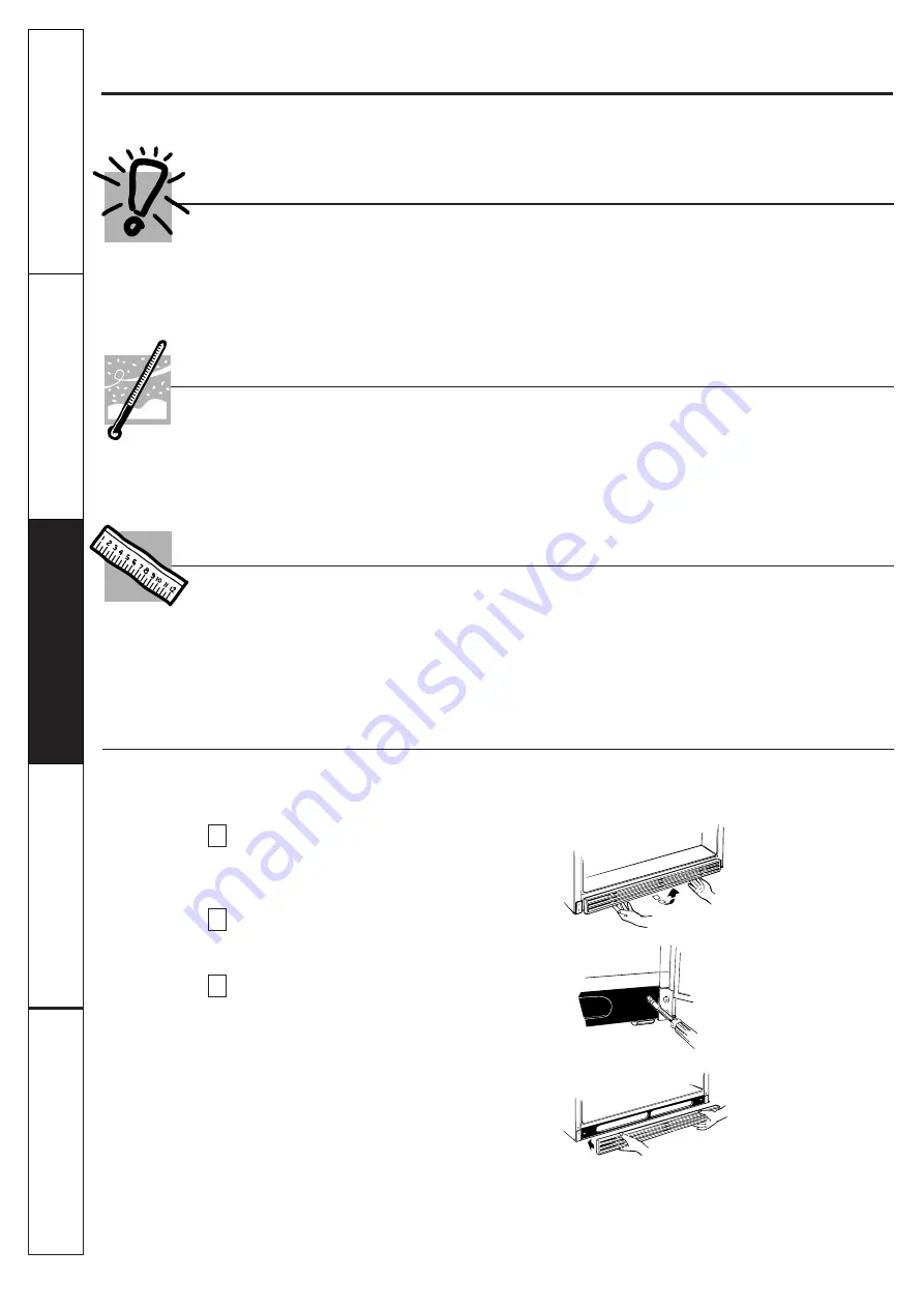 GE Profile CustomStyle 18 Owner'S Manual Download Page 40