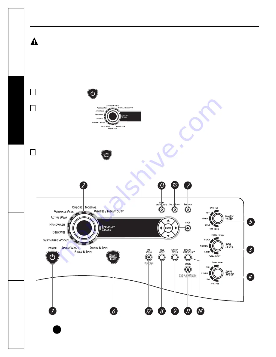 GE Profile ENERGY STAR WPDH8800J Скачать руководство пользователя страница 30