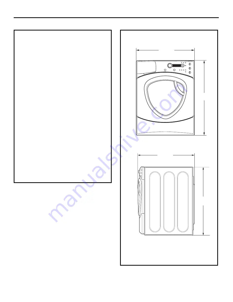 GE Profile ENERGY STAR WPDH8800J Owner'S Manual & Installation Instructions Download Page 68