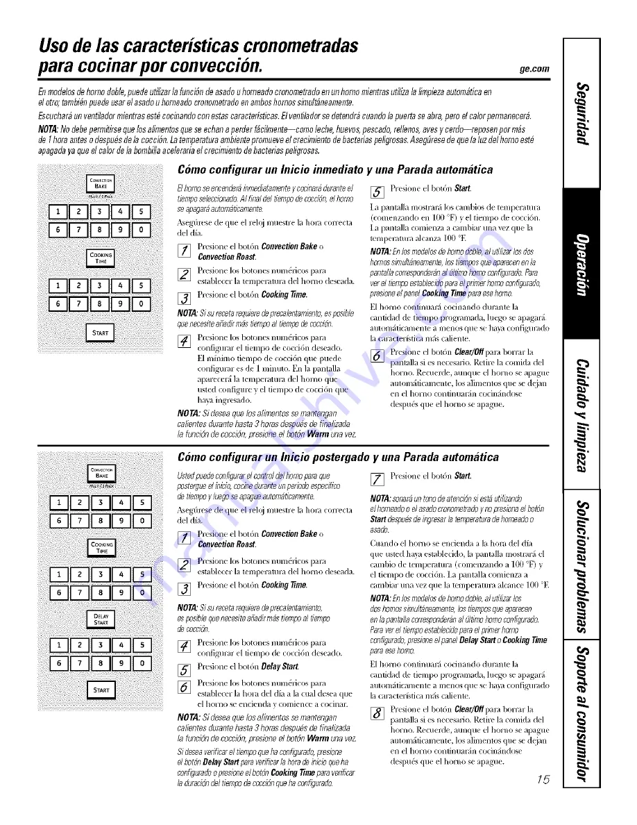 GE Profile PK956 Owner'S Manual Download Page 49