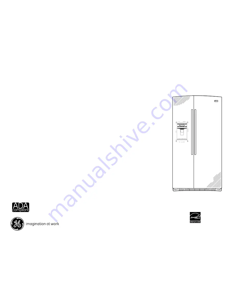 GE Profile PSHS6MGZSS Dimensions And Installation Information Download Page 2