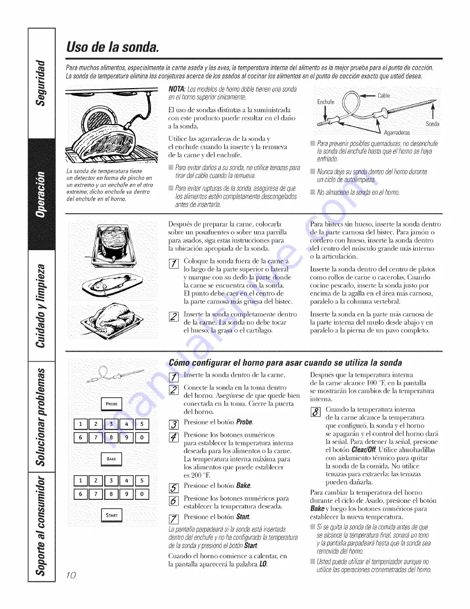 GE Profile PT916 Owner'S Manual Download Page 42