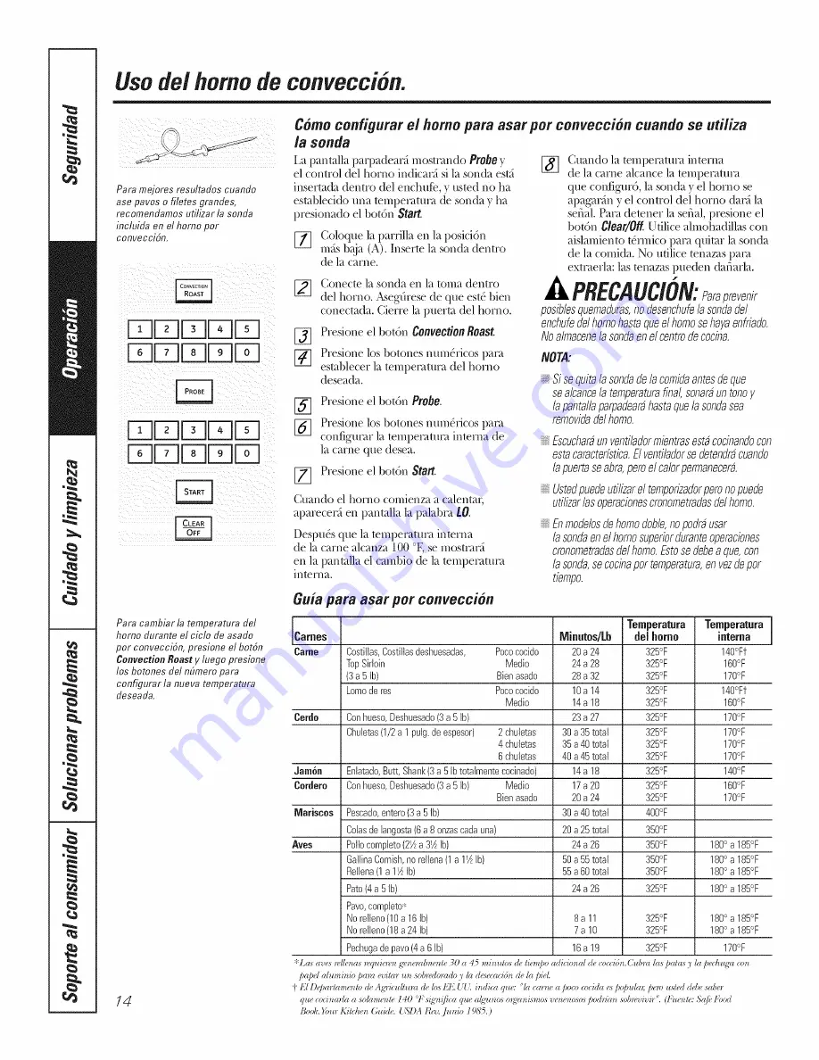 GE Profile PT916 Owner'S Manual Download Page 46