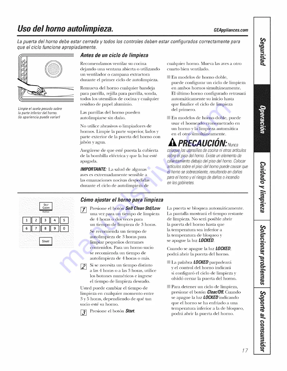 GE Profile PT916 Owner'S Manual Download Page 49