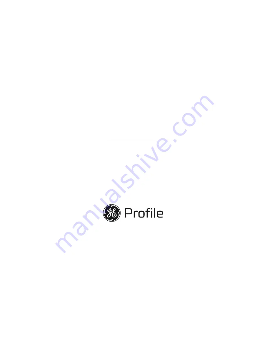 GE Profile PTW7O5 Owner'S Manual & Installation Instructions Download Page 2