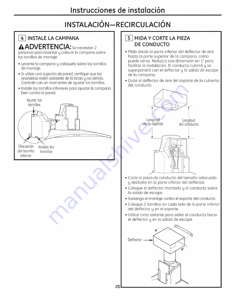 GE Profile PV976 Owner'S Manual And Installation Instructions Download Page 46