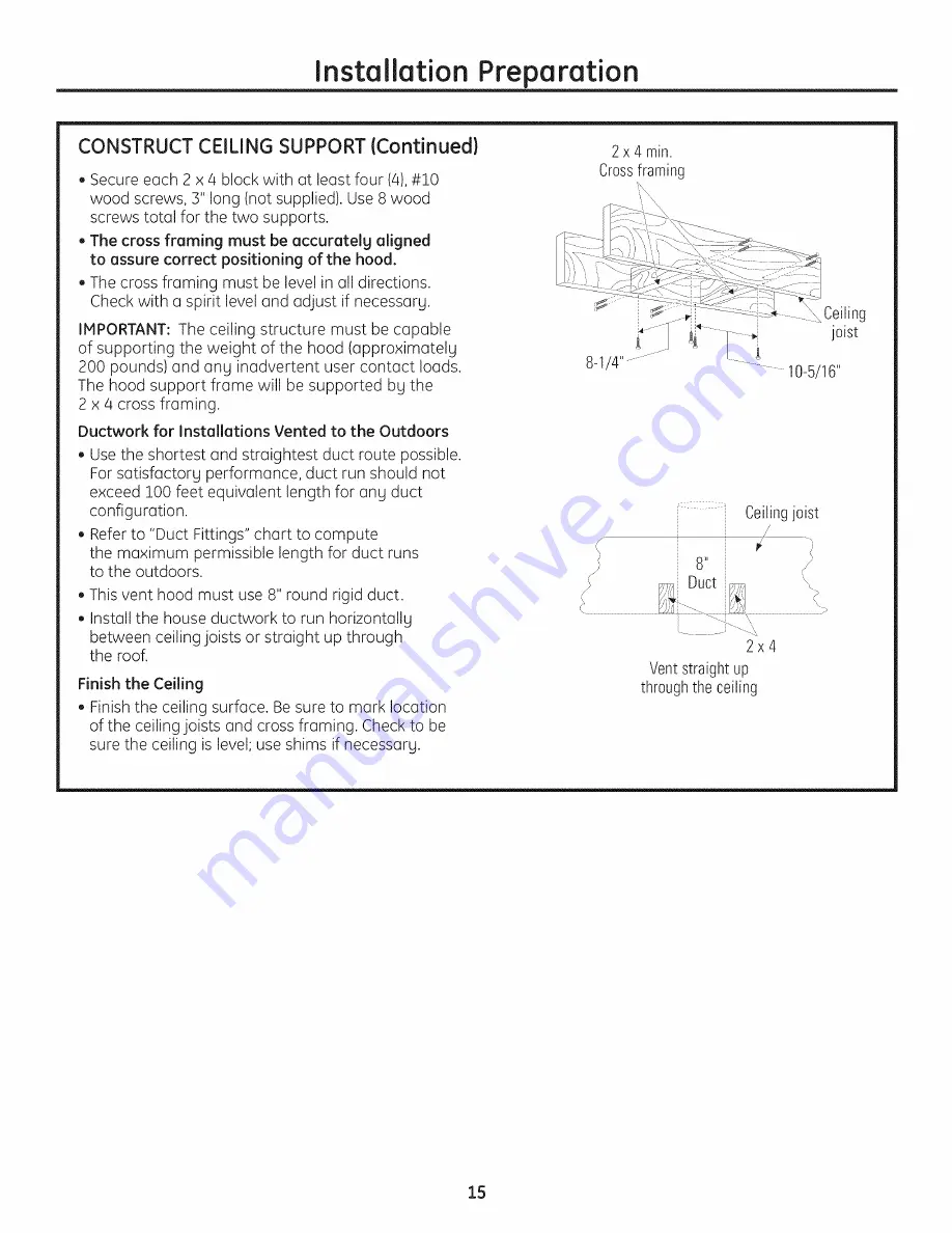 GE Profile PV977 Owner'S Manual And Installation Instructions Download Page 15