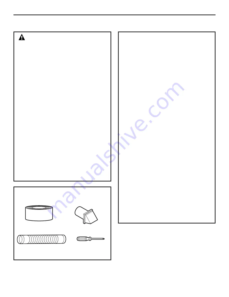 GE Profile UPGT650 Owners And Installation Manual Download Page 24