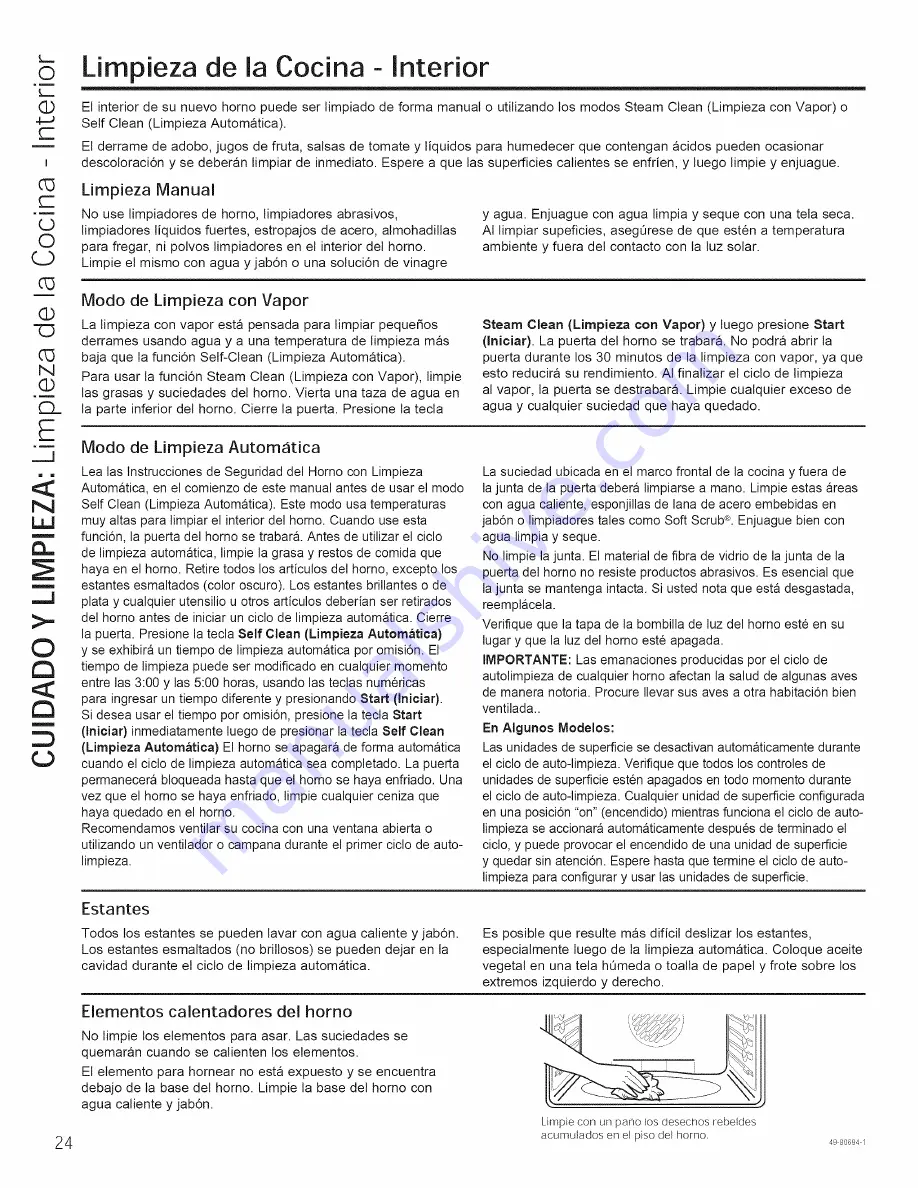 GE PS950SF2SS Owner'S Manual Download Page 56