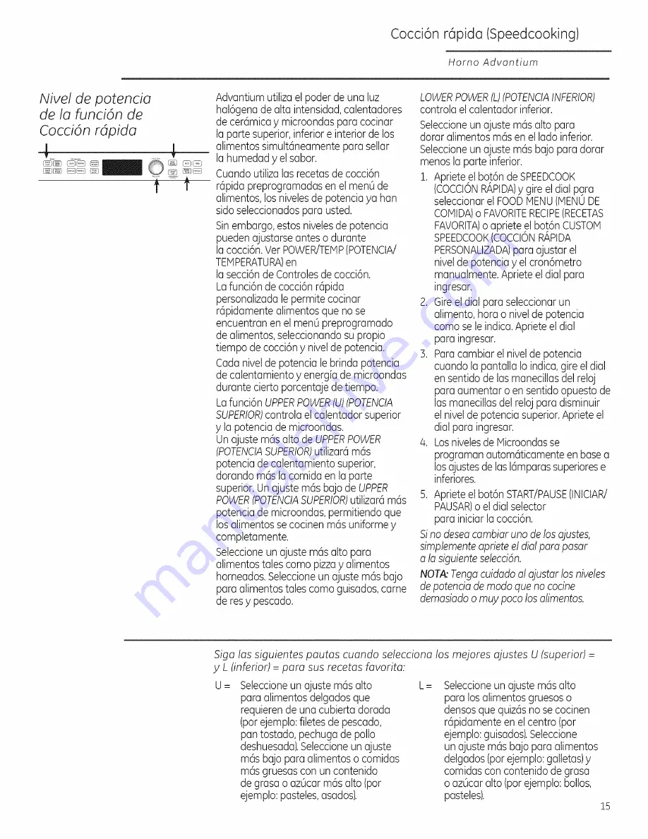 GE PSB9120SF1SS Owner'S Manual Download Page 55