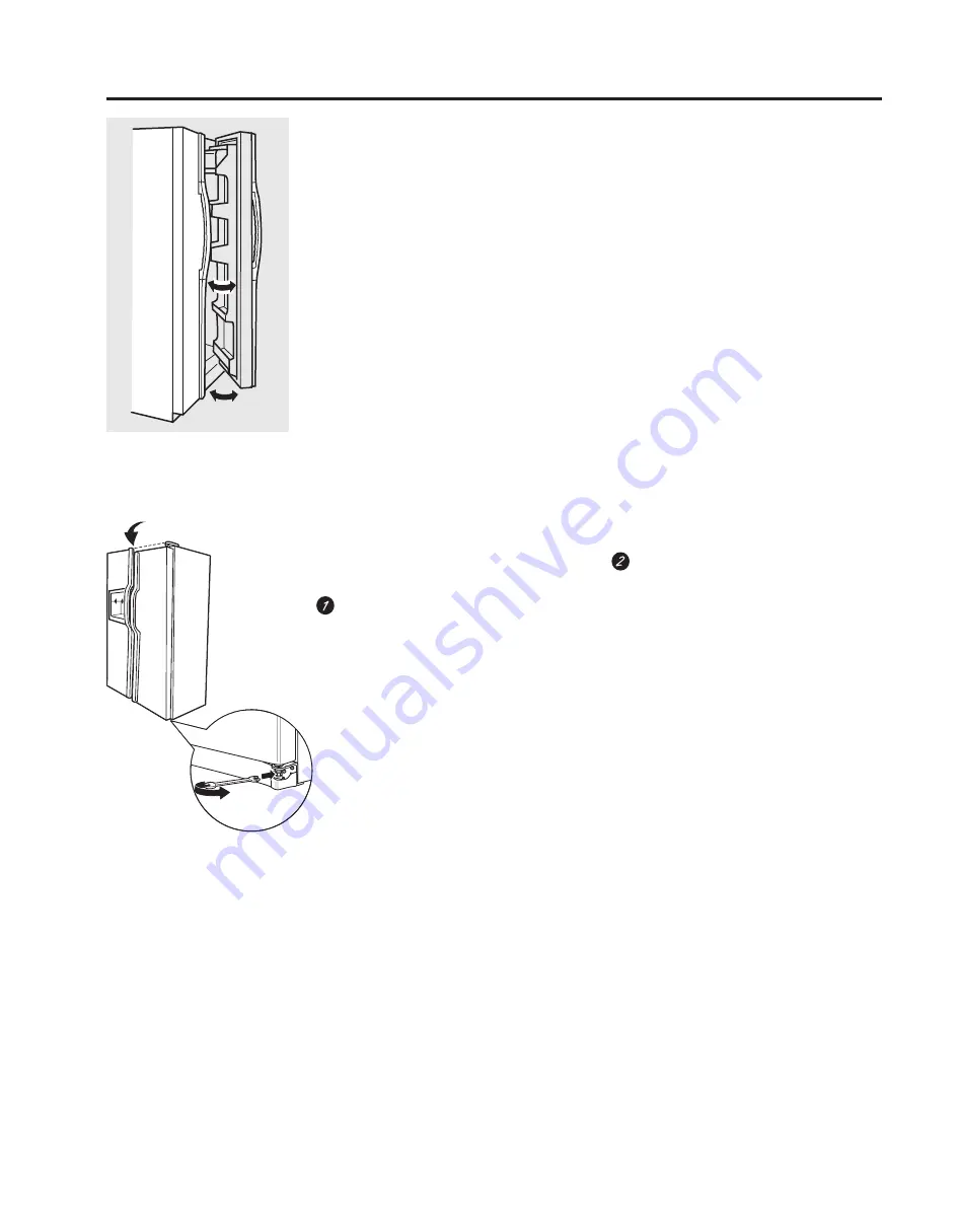 GE PSDF5RGXBB - 24.6 cu. Ft. Refrirator Owner'S Manual Download Page 58