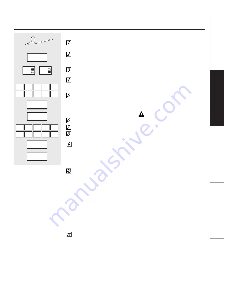 GE PT92030 Owner'S Manual Download Page 13