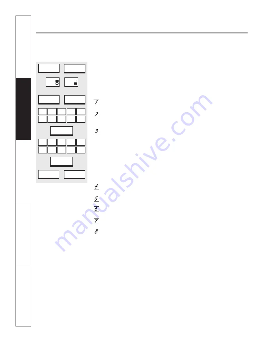 GE PT92030 Owner'S Manual Download Page 20