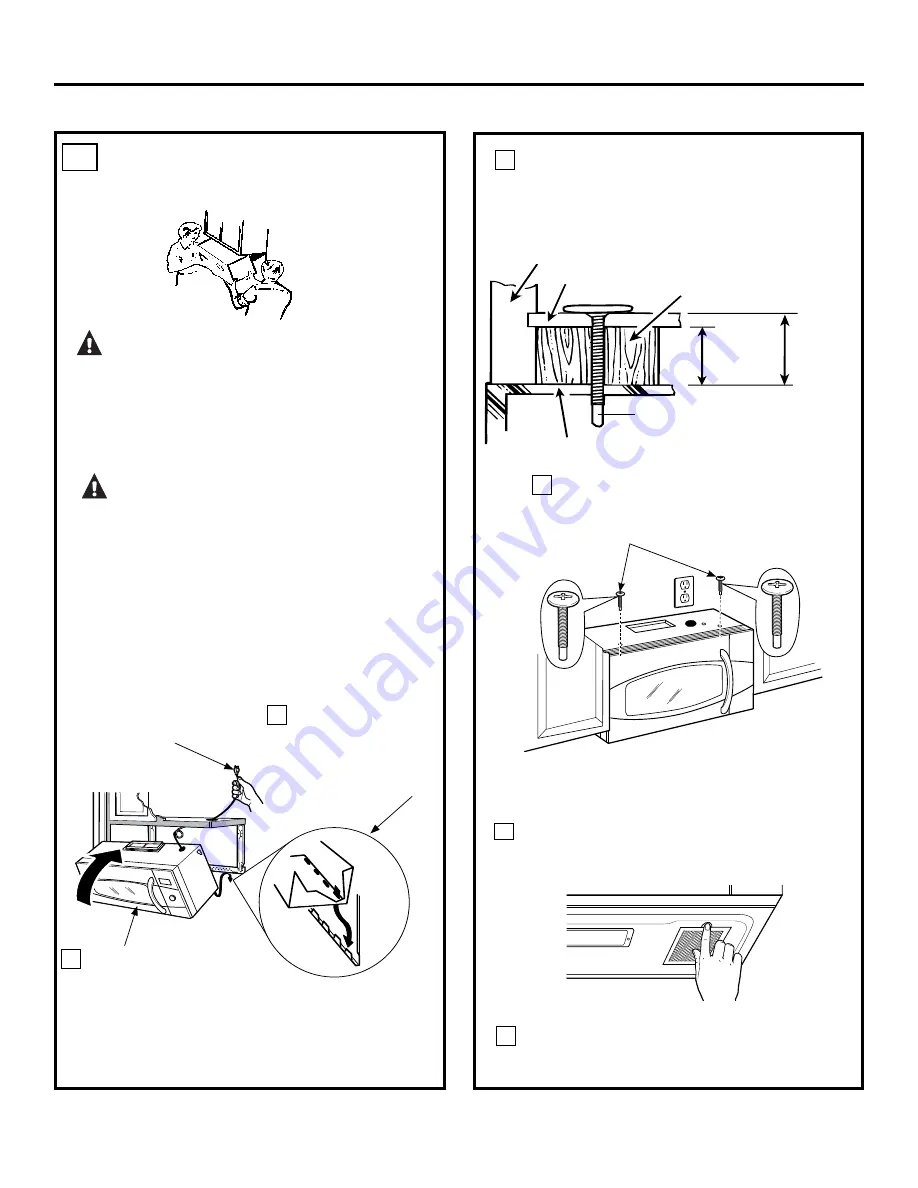 GE PVM2170SRSS Installation Instructions Manual Download Page 21