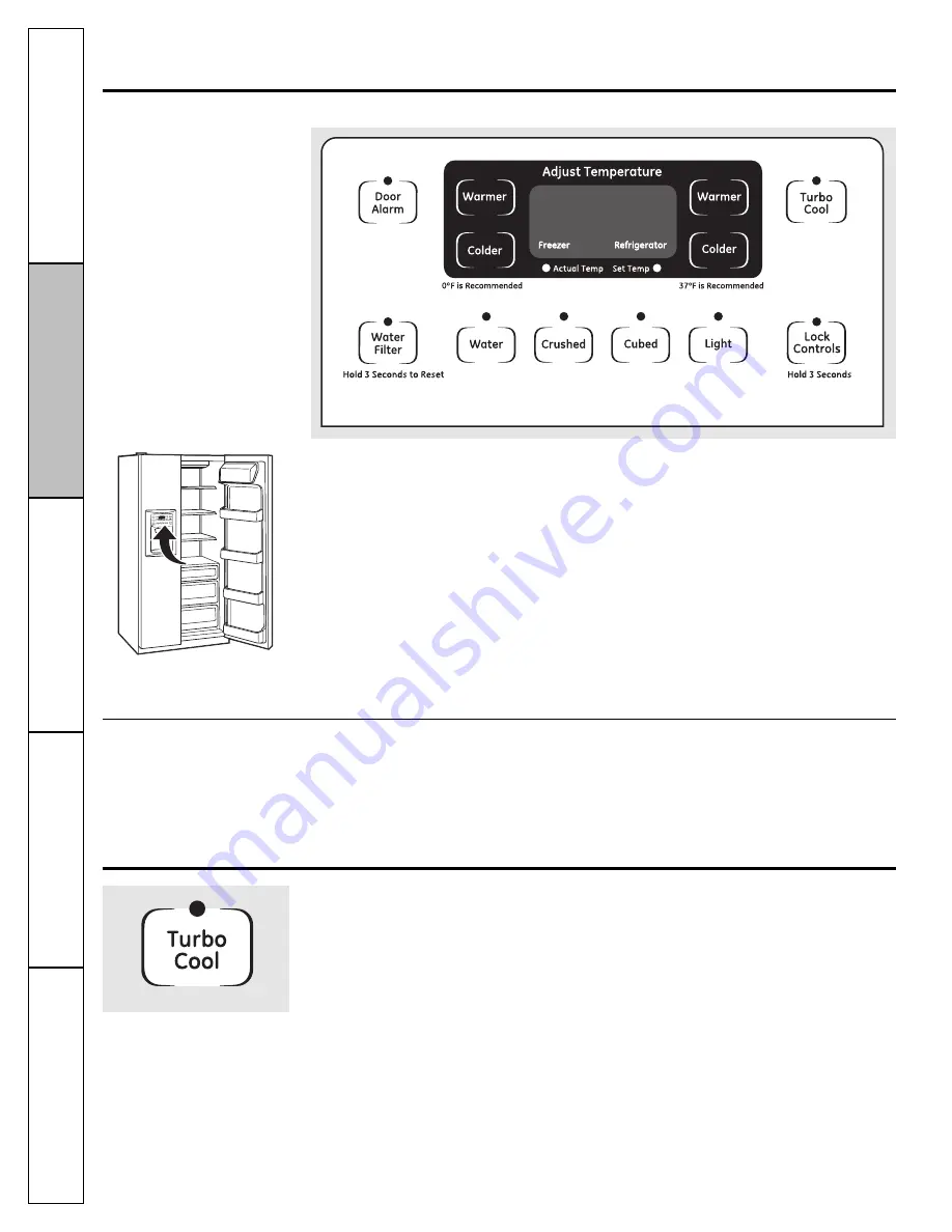 GE SIDE-BY-SIDE REFRIRATOR 22 Скачать руководство пользователя страница 4