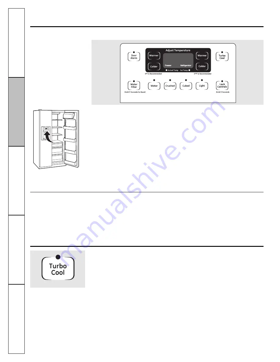 GE SIDE-BY-SIDE REFRIRATOR 22 Скачать руководство пользователя страница 78