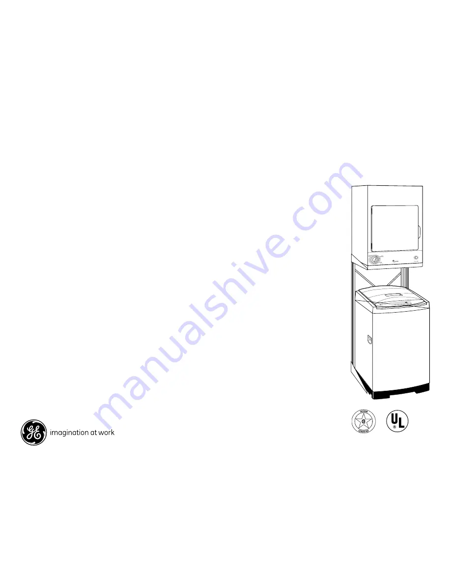 GE Spacemaker DSKS333ECWW Dimensions And Installation Information Download Page 3