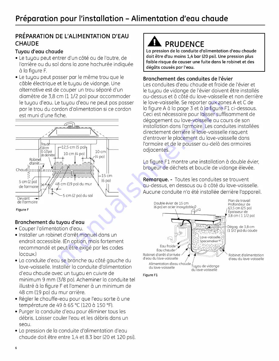 GE Spacemaker GSM2200V00WW Installation Instructions Manual Download Page 22