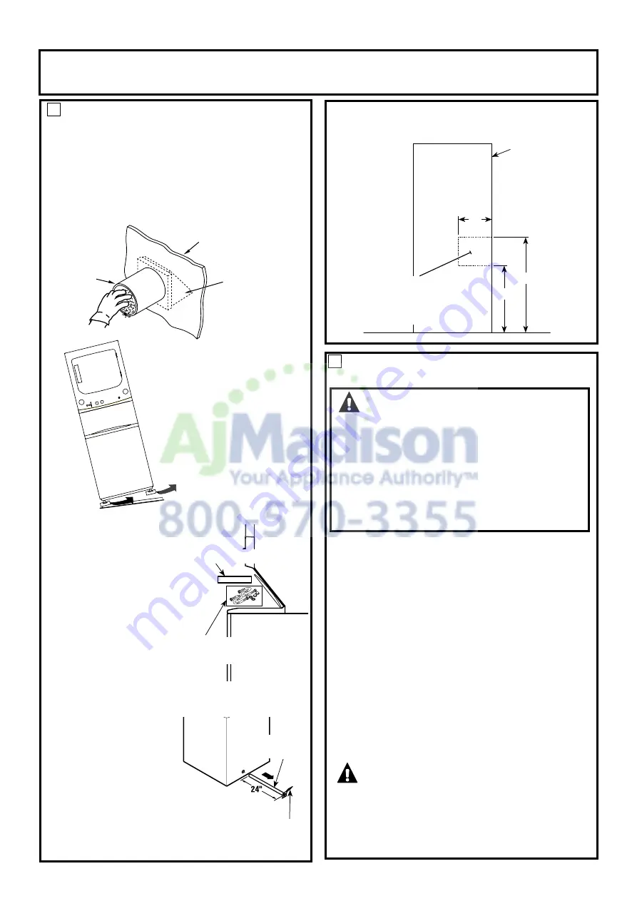 GE Spacemaker GTUP240EMWW Installation Instructions Manual Download Page 4