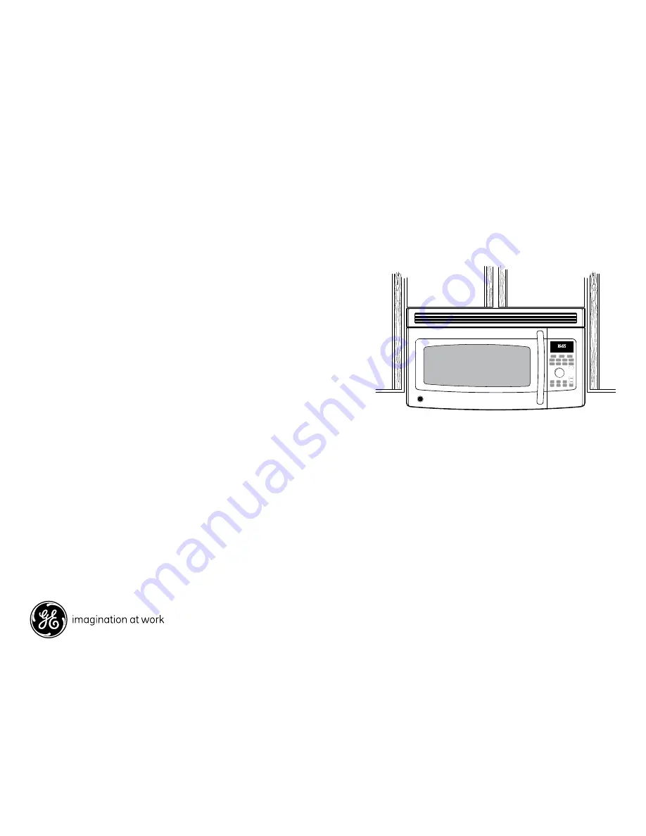 GE Spacemaker JVM1665DN Dimensions And Installation Information Download Page 3